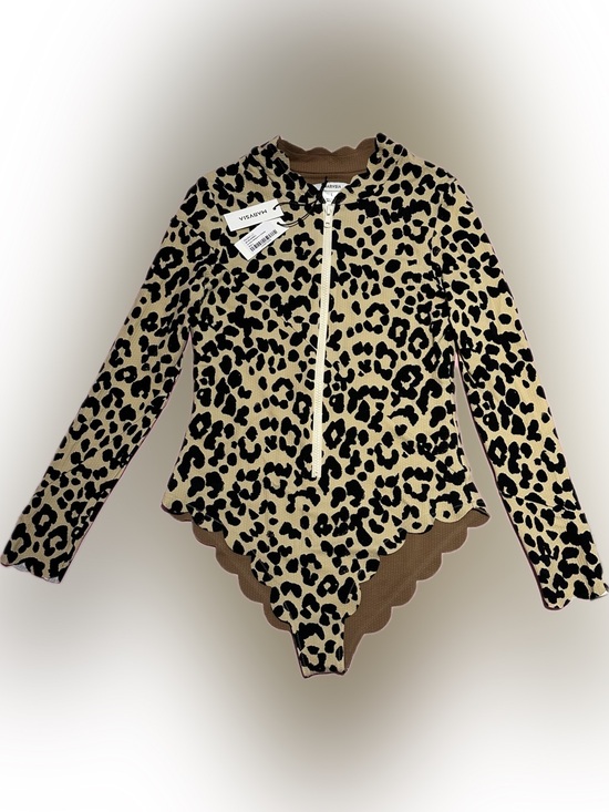 Marysia Swim Other - NEW WITH TAGS – Marysia North Sea Rashguard Swimsuit – Cheetah Print – Size L